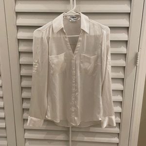 Express slim fit button-down